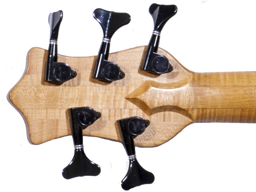 SPANISH HEADSTOCK WITH TUNING MACHINES DISTRIBUTED ON BOTH SIDES (3+2) (back)